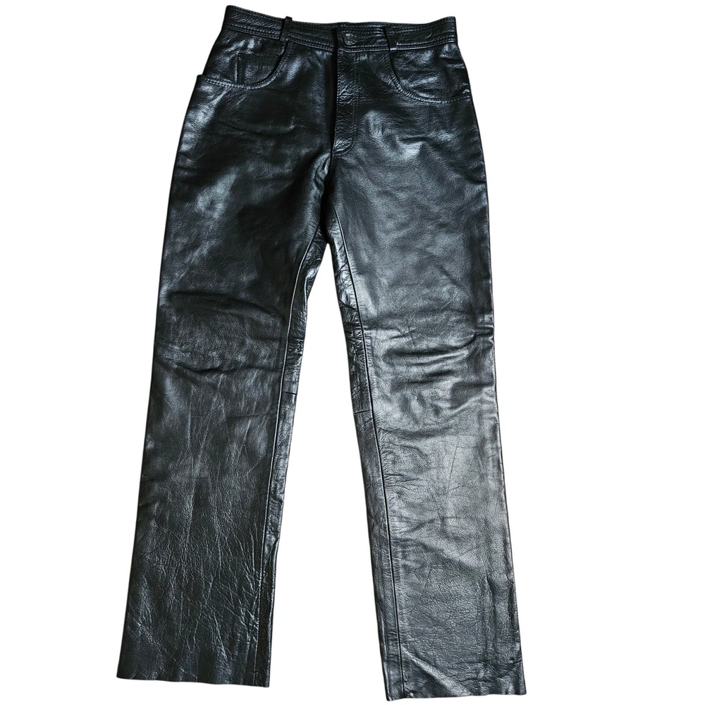 XElement Advanced Motorcycle Gear Heavy Leather Moto Biker Pants Straight 32x31